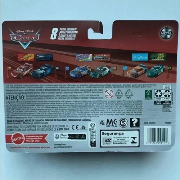Disney Pixar Cars Die-Cast -2-pack w/access- Ryan "Inside" Laney & Herb Curbler - Picture 3 of 3